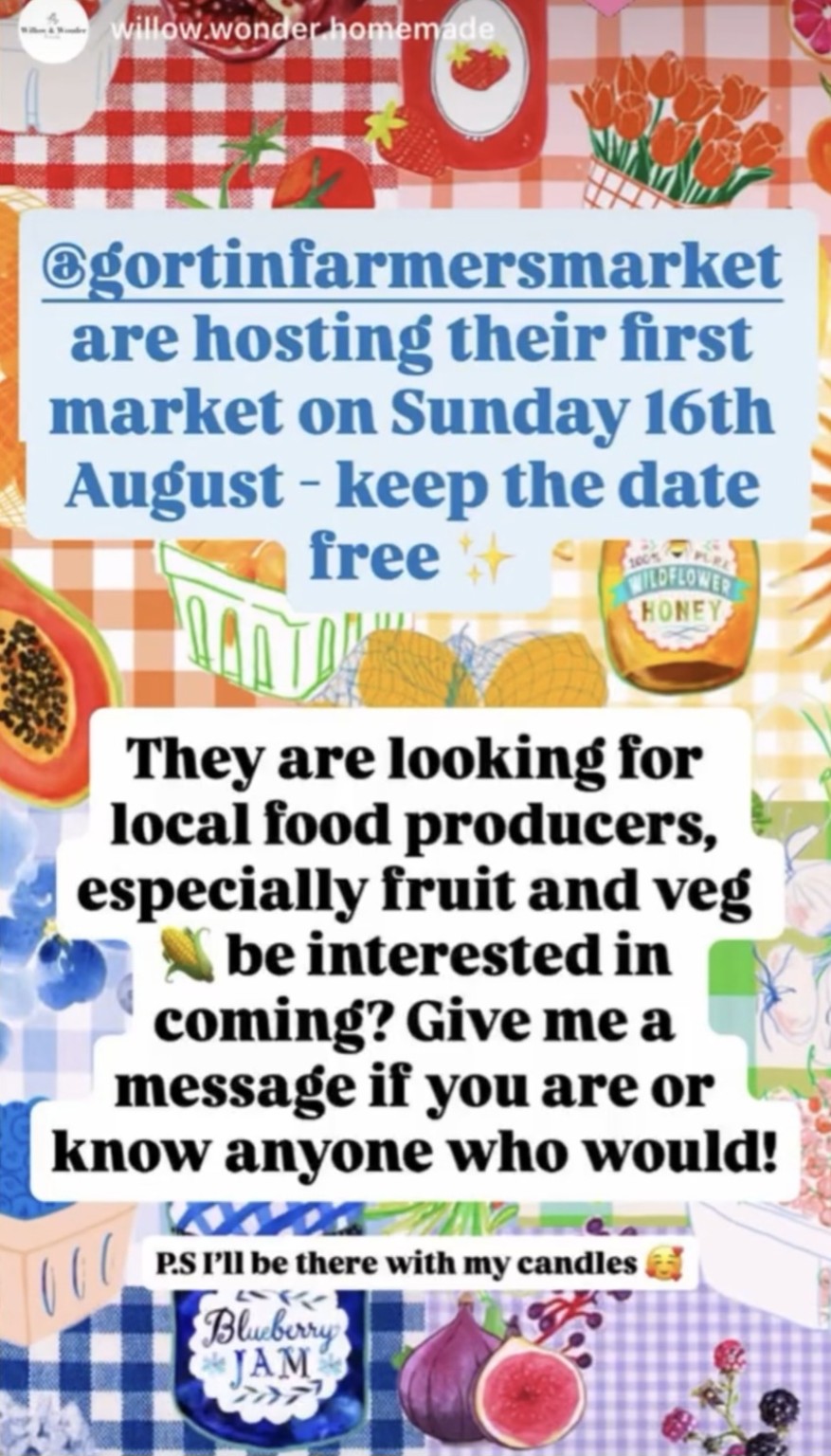 Call for local food producers and vendors